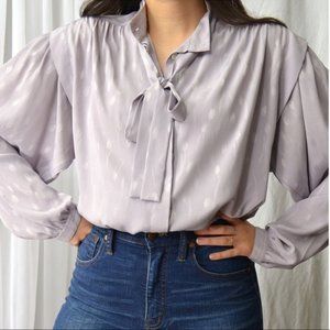 ♡ VINTAGE | Lavender Blouse